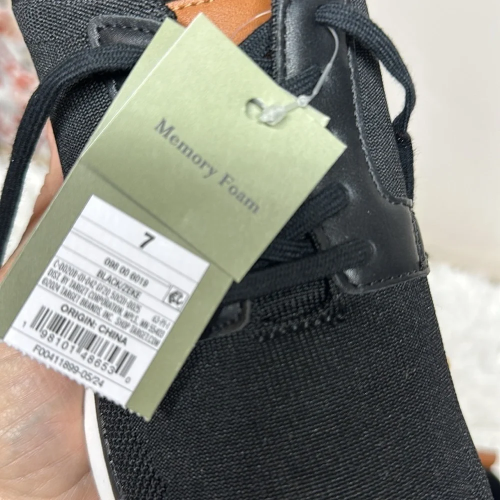 NWT Men's Zeke Knit Dress Sneakers - Goodfellow & Co with Memory Foam Soles